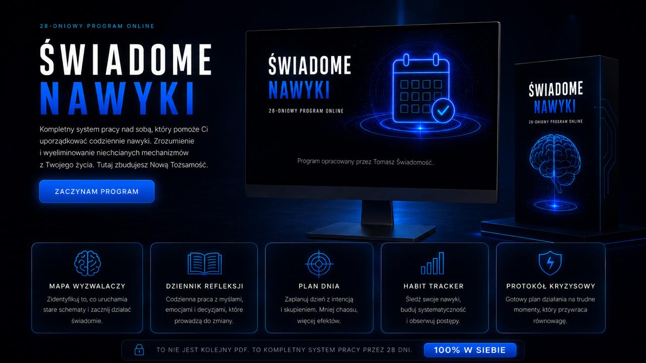 Program Mentalny Świadome Nawyki — system pracy